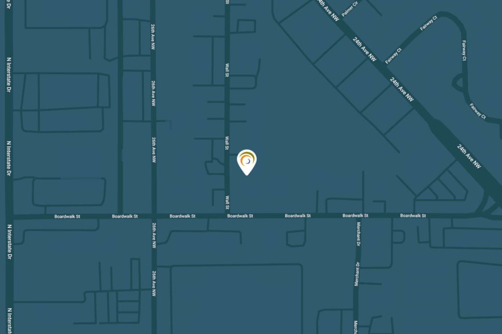 Map of the Touchstone Imaging Norman location