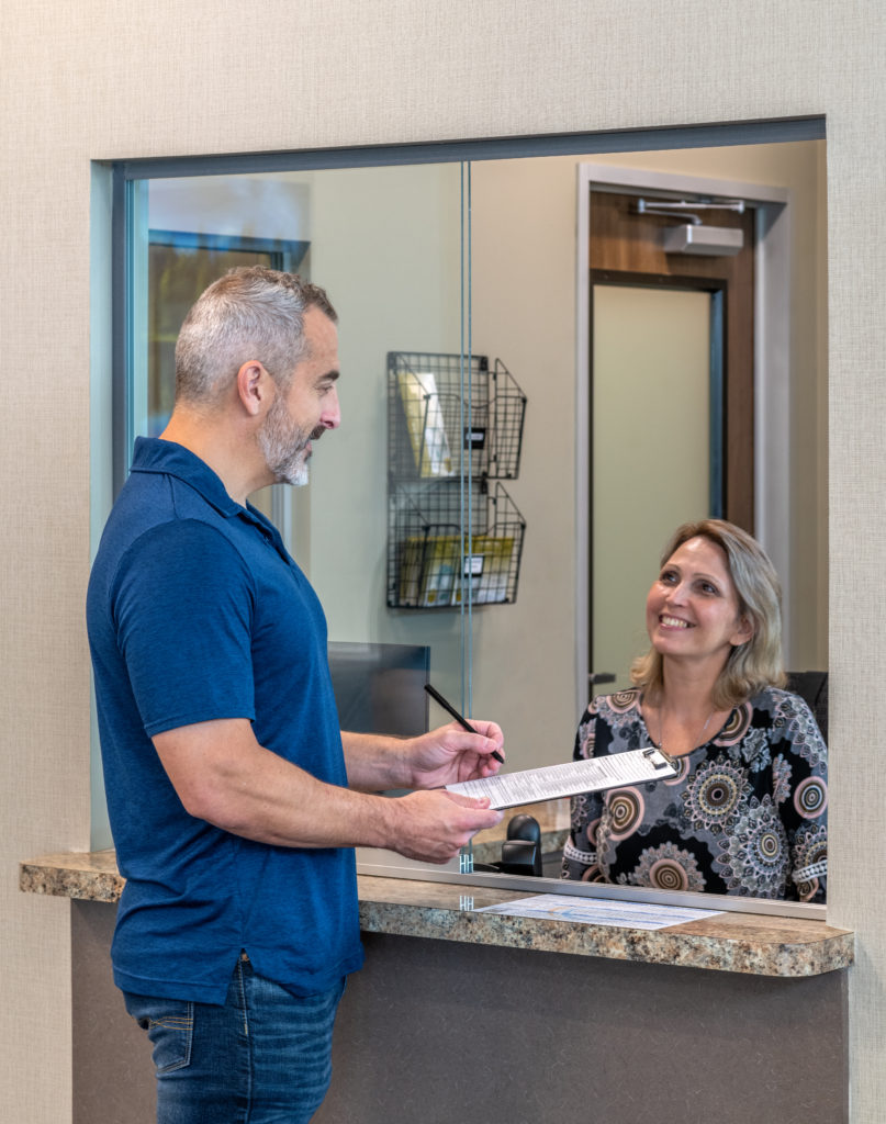 Touchstone imaging patient checking in