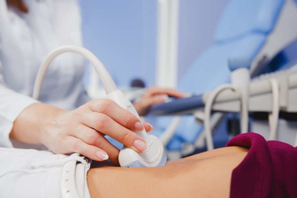 Abdominal Ultrasound imaging for pelvic pain